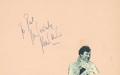 Autograph Albums.- 1950s Entertainers
