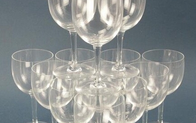 Baccarat Crystal White Wine Glasses