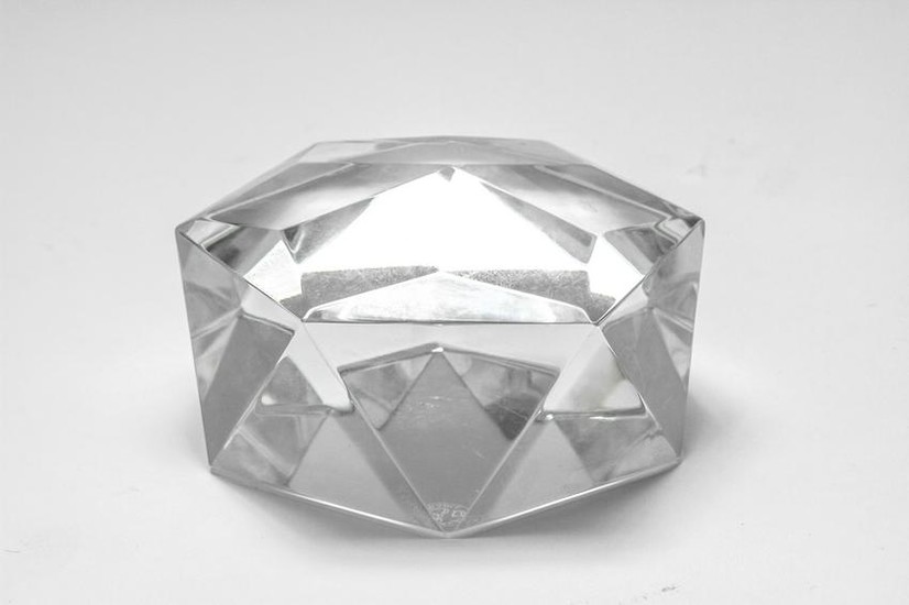 Baccarat Faceted Crystal Paperweight
