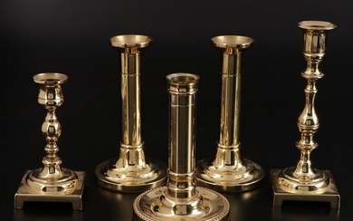 Baldwin and Other Brass Candlestick Collection