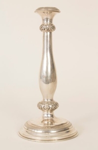 Biedermeier Leuchter / A Biedermeier candlestick, …