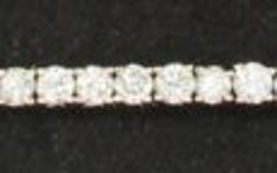 Bracelet " Ligne " in white gold, entirely...