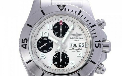 Breitling BREITLING Super Ocean Chronograph Steelfish A141G82PSS Ivory Dial Watch Men's