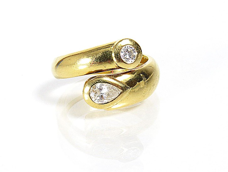 Brillant Diamant Ring zus. ca.0,50 ct