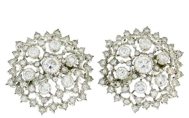 Buccellati Diamond White Gold Earrings