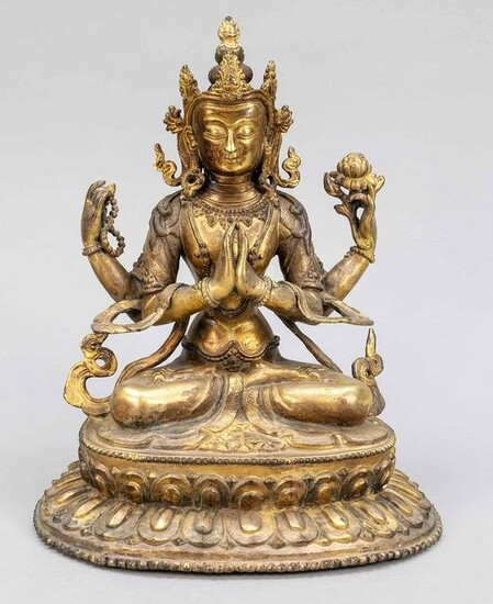 Buddhist saint figure, Sino-Tibetan