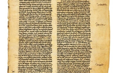 Ɵ Bulls of Pope Boniface VIII, in Latin, manuscript on parchment [northern France, c.1300]