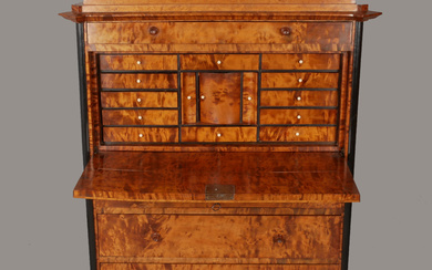 CHIFFONJÈ, with sliding wall/maple compartment, Empire, second half of the 19th century.