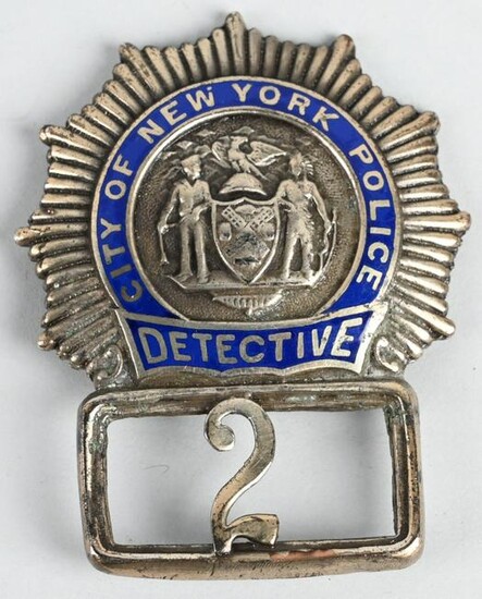 CITY OF NEW YORK POLICE DETECTIVE BADGE #2