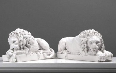Canova's Guardian Lions: Neoclassical Marvels at Chatsworth House - (11lbs)