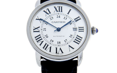 Cartier - a Ronde Solo de Cartier wrist watch, 42mm.