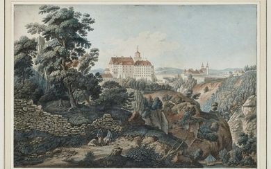 ''Castle Fürstenstein near Freyburg in Silesia''