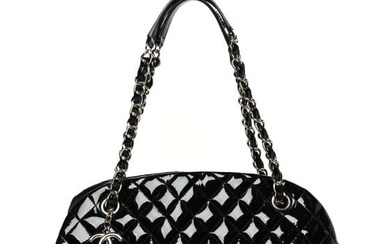 Chanel Patent Quilted Medium Just