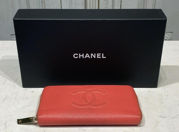 Chanel Timeless CC Zip Around Long Wallet
