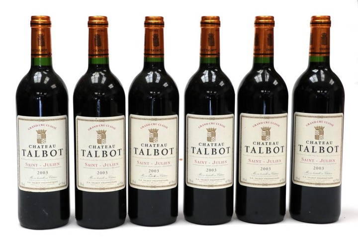 Château Talbot St Julien 2003 (6 bottles)