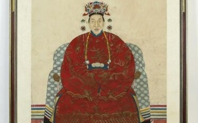 Chinese Ming style ancestor portrait of a noble lady