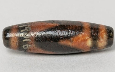 Chinese/Tibetan Tiger Tooth Type Dzi Bead