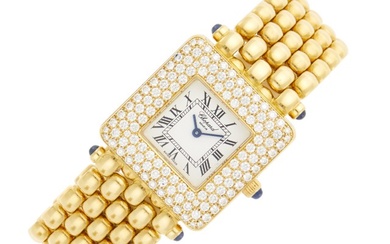 Chopard Gold and Diamond 'Classique' Wristwatch