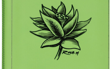 Christopher Rush Black Lotus Sketch Illustration Original Art (2014)....