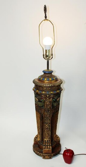 Classical style lamp with angels