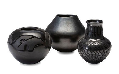 Collection of Blackware Pottery