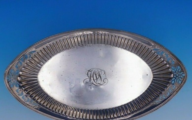 Colonial by Gorham Sterling Silver Bread Tray Fluted Fancy Pierced Flowers