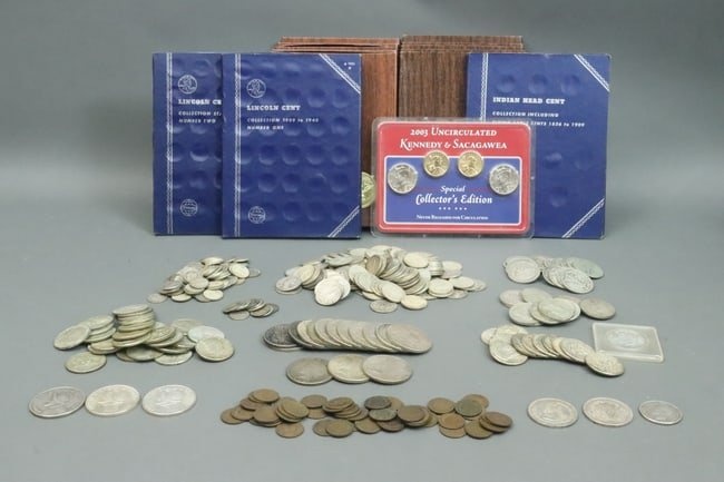 DIVERSE US SILVER COIN GROUP WITH ADDITIONS
