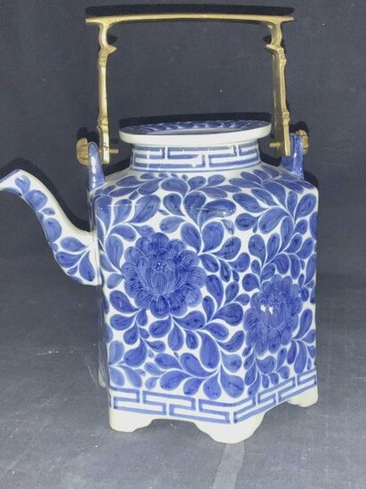 Decorative Hand Painted Teapot, Thailand
