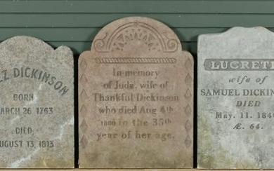 Dickinson Family Legacy Gravestone Props