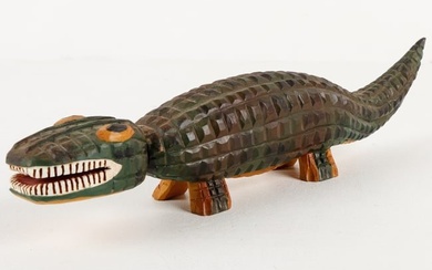 Dierwechter Sisters (20th c.) Folk Art Alligator