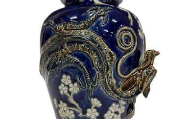 Doulton Lambeth Mary Ann Thomson Stoneware Vase