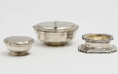 Three spice bowls - Vienna / German, mid-18th century