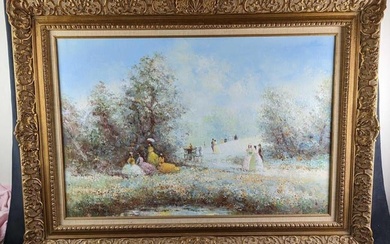 Dubois Impressionist Style Oil Painting On Canvas