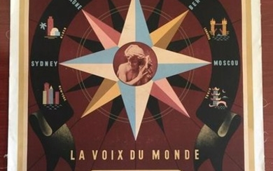 Ducretet Thomson (1939) 30.25" x 46.5" French Radio