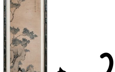 EARLY AND IMPORTANT ASIAN SCROLL PAINTING