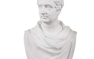 EDWARD A. FOLEY (1814-1874) Portrait Bust of the...