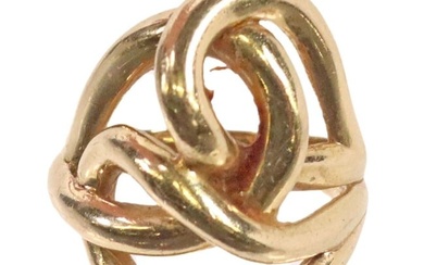 ESTATE 14KT YELLOW GOLD ABSTRACT RING