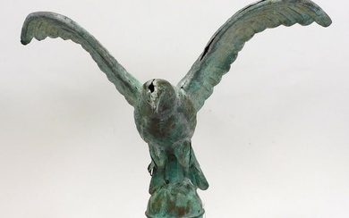 Eagle on Orb Weathervane. Early 20th century.