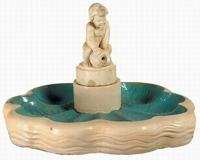Early 20th c. American terracotta fountain