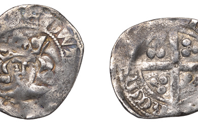 Edward III (1327-1377), Florin coinage, Penny, Durham, Bp Hatfield, type D3/Pre-Treaty series...