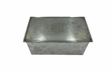 English Georgian Sterling Silver Jewelry Box by Paul