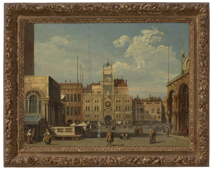 FOLLOWER OF GIOVANNI ANTONIO CANAL, CALLED CANALETTO Venice, a view of the Piazza San Marco