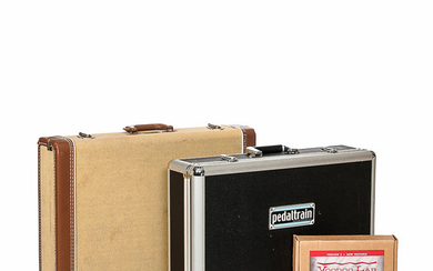 Fender Guitar Case Stand and Pedaltrain Pedal Board