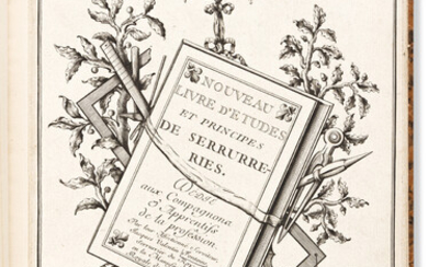 Fontaine, Jacques Valentin (fl. circa 1750) Nouveau Livre d'Etudes et de Principes de...