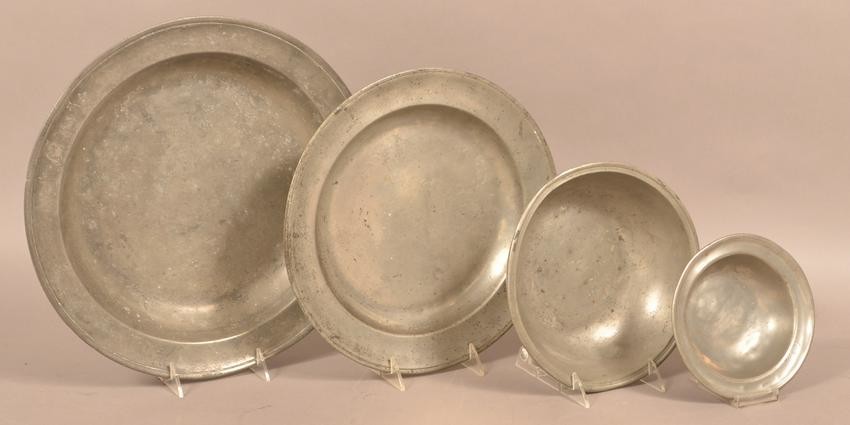 Four Pieces of 18th/19th Century English Pewter.