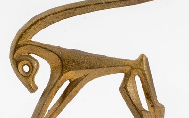 Frederic Weinberg Modernist Gazelle Sculpture