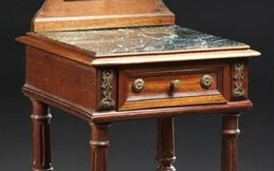 French Empire Style Ormolu Mounded Carved Mahogany