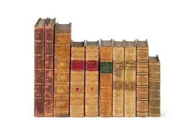 French editions, 10 volumes on Greece comprising