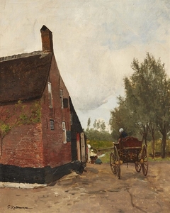 Friedrich Kallmorgen, A Dutch Peasant Cottage