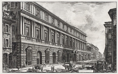 GIOVANNI BATTISTA PIRANESI : Veduta del Palazzo Stopani.